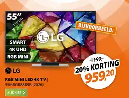 Expert LG RGB MINI LED 4K TV 55MRGB88B9B (2026) aanbieding