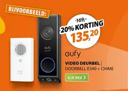 Expert eufy video deurbel | doorbell e340 + chime aanbieding