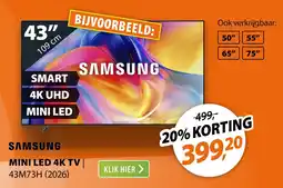 Expert Samsung Mini LED 4K TV 43M73H (2026) aanbieding