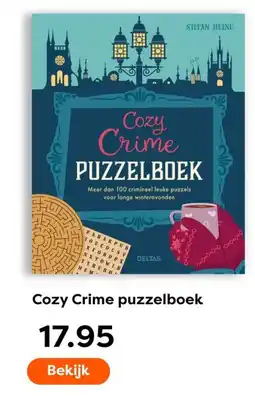 The Read Shop Stefan Heine Cozy Crime puzzelboek aanbieding