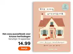 The Read Shop Het cozy puzzelboek aanbieding