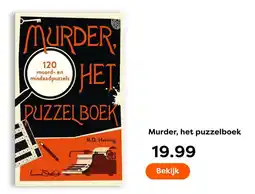 The Read Shop Murder, het puzzelboek aanbieding