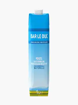 Flink Bar Le Duc Water koolzuurvrij aanbieding