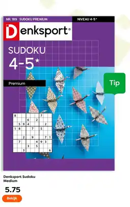 The Read Shop Denksport Sudoku aanbieding