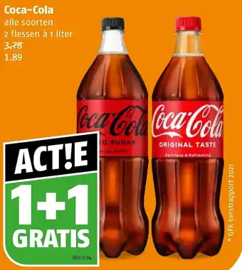 Poiesz Coca-Cola 1 liter aanbieding