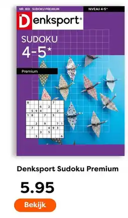 The Read Shop Denksport Sudoku Premium aanbieding