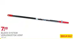 Praxis block system verlengstok verf aanbieding