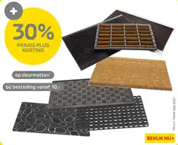 Praxis praxis plus deurmatten aanbieding
