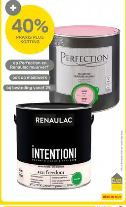 Praxis Perfection Renaulac muurverf aanbieding