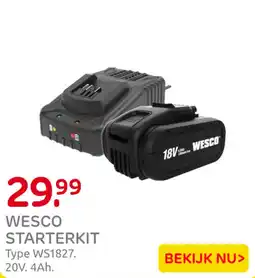Praxis WESCO STARTERKIT aanbieding