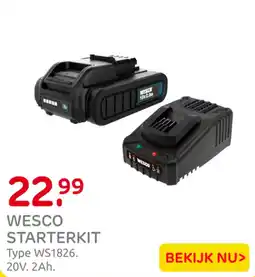 Praxis WESCO STARTERKIT aanbieding