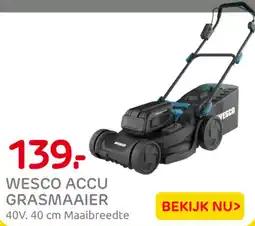 Praxis WESCO ACCU GRASMAAIER aanbieding