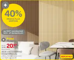 Praxis Praxis MDF wandpaneel aanbieding