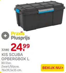 Praxis Kis scuba opbergbox l aanbieding