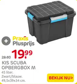 Praxis Praxis KIS SCUBA OPBERGBOX M aanbieding