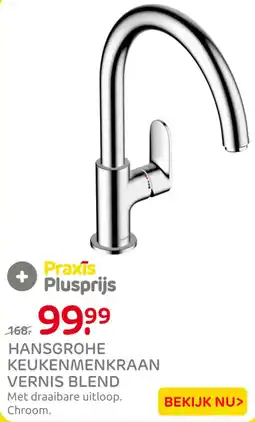 Praxis Praxis hansgrohe keukenmenkraan vernis blend aanbieding