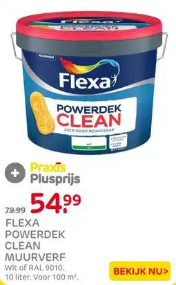Praxis Flexa powerdek clean muurverf aanbieding