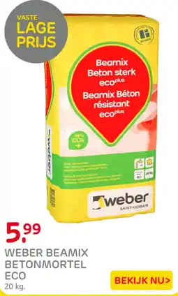Praxis weber beamix betonmortel eco aanbieding