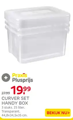 Praxis Praxis curver set handy box aanbieding