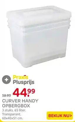 Praxis Praxis curver handy opbergbox aanbieding