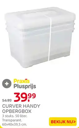 Praxis Praxis curver handy opbergbox aanbieding