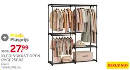 Praxis Praxis KLEDINGKAST OPEN RYG025B02 aanbieding