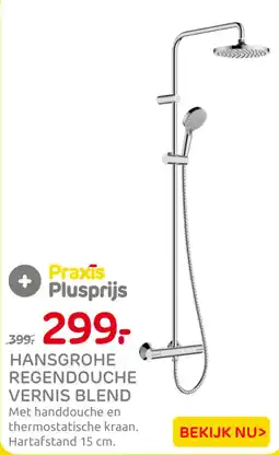 Praxis Hansgrohe regendouche vernis blend aanbieding