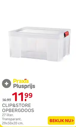 Praxis Clip&store opbergdoos aanbieding