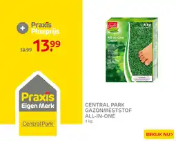 Praxis Central Park Gazonmeststof All-in-One aanbieding
