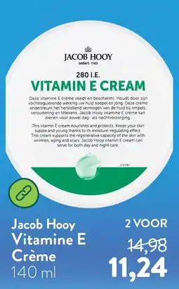 Holland & Barrett Jacob Hooy Vitamine E Crème aanbieding