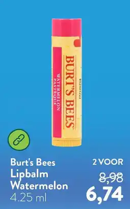 Holland & Barrett Burt's Bees Lipbalm Watermelon aanbieding