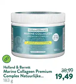 Holland & Barrett Holland & Barrett Marine Collageen Premium Complex Natuurlijke... aanbieding