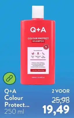 Holland & Barrett Q+A Colour Protect Shampoo aanbieding