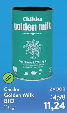 Holland & Barrett Chikko Golden Milk aanbieding