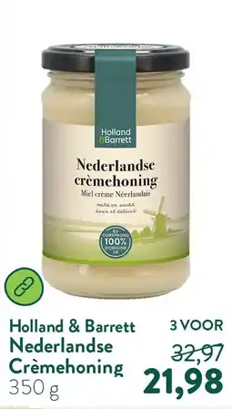 Holland & Barrett Holland & Barrett Nederlandse Crèmehoning aanbieding