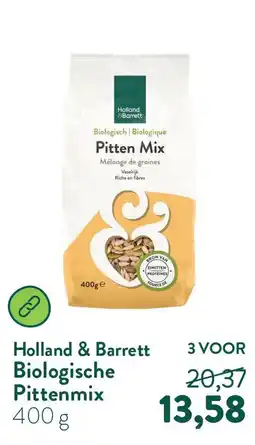 Holland & Barrett Holland & Barrett Biologische Pittenmix aanbieding