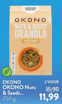 Holland & Barrett Okono Nuts & Seeds Granola aanbieding