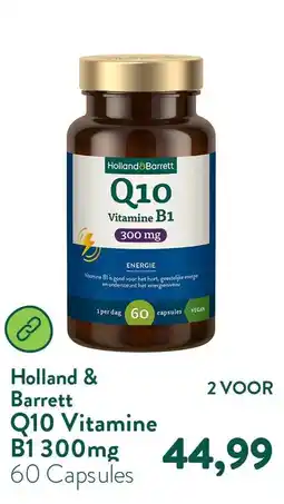 Holland & Barrett Holland & Barrett Q10 Vitamine B1 300mg aanbieding