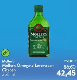 Holland & Barrett Moller's Möller's Omega-3 Levertraan Citroen aanbieding