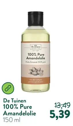 Holland & Barrett De Tuinen 100% Pure Amandelolie aanbieding