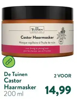 Holland & Barrett De Tuinen Castor Haarmasker aanbieding