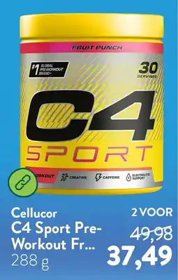 Holland & Barrett Cellucor C4 Sport Pre-Workout Fr... aanbieding