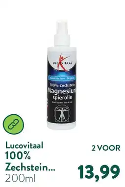 Holland & Barrett Lucovitaal 100% Zechstein Magnesium spierolie aanbieding
