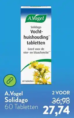 Holland & Barrett A.Vogel Solidago Vocht-huishouding tabletten aanbieding
