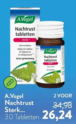 Holland & Barrett A.Vogel Nachtrust tabletten Sterk aanbieding