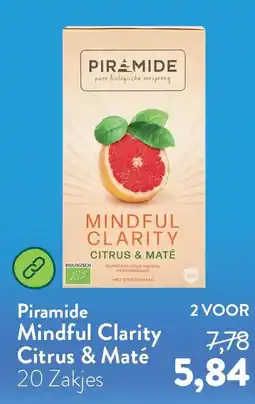 Holland & Barrett Piramide Mindful Clarity Citrus & Maté aanbieding