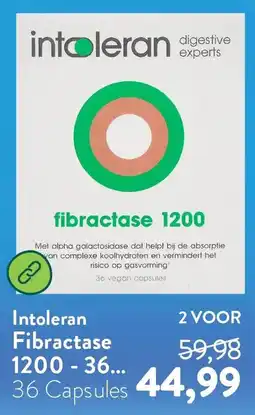 Holland & Barrett Intoleran Fibractase 1200 aanbieding