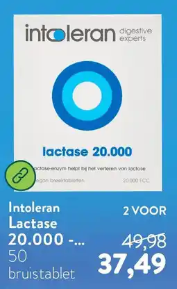 Holland & Barrett Intoleran Lactase 20.000 aanbieding