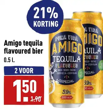 ALDI Amigo tequila flavoured bier aanbieding