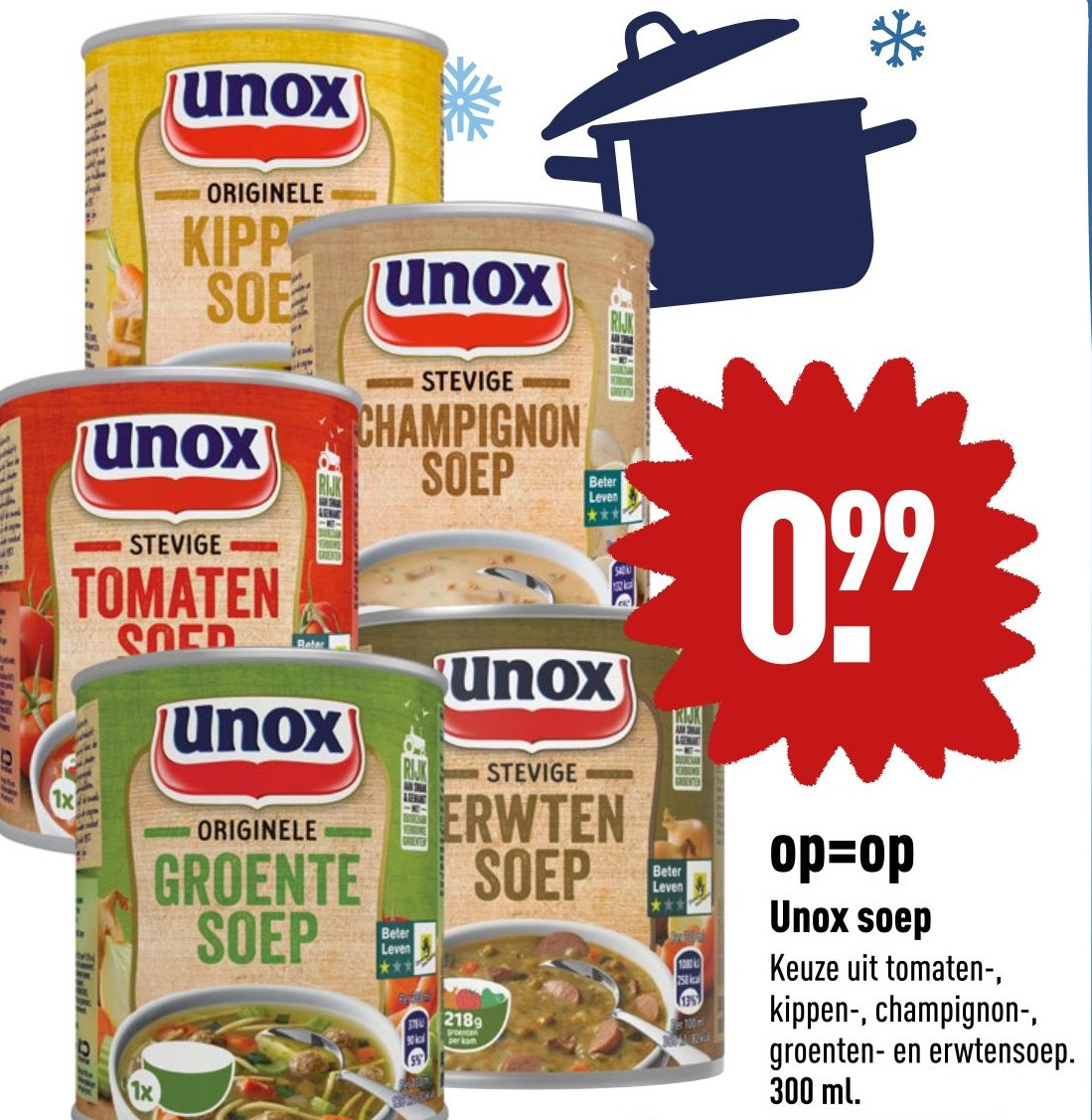 Unox soep OX soep aanbieding bij ALDI